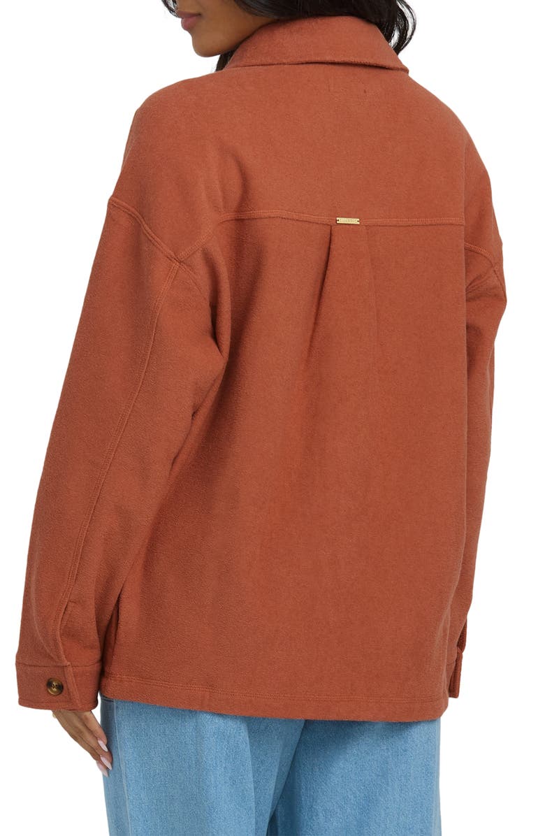 Billabong After Time Oversize Shacket, Alternate, color, Sedona