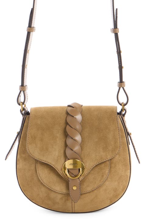 Small Altay Suede Shoulder Bag