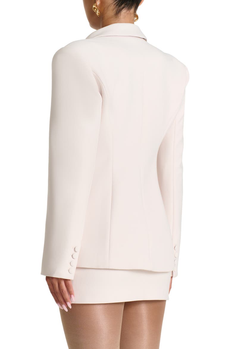 Fitted Blazer, Alternate, color, BONE