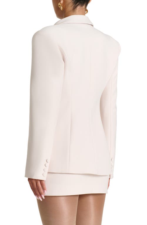 Naked Wardrobe Fitted Blazer In Brown