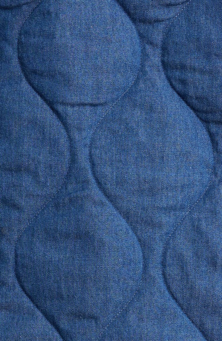 TAION Packable 800 Fill Power Hooded Down Parka, Alternate, color, Indigo Denim