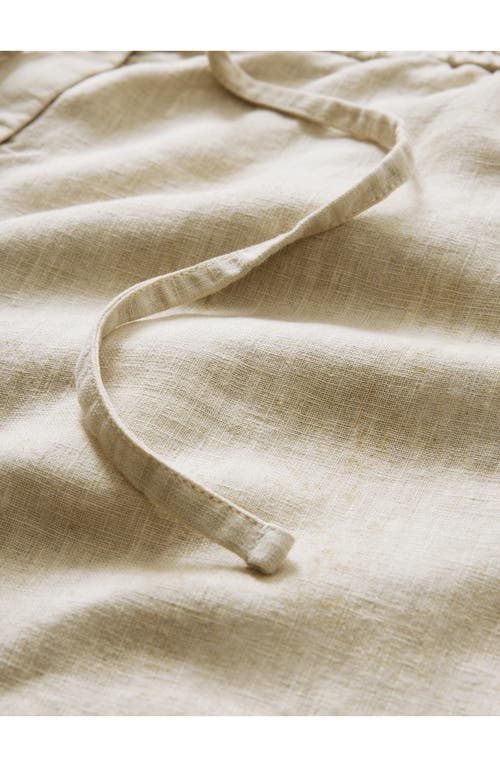 John Varvatos Daryl Drawstring Linen Blend Shorts