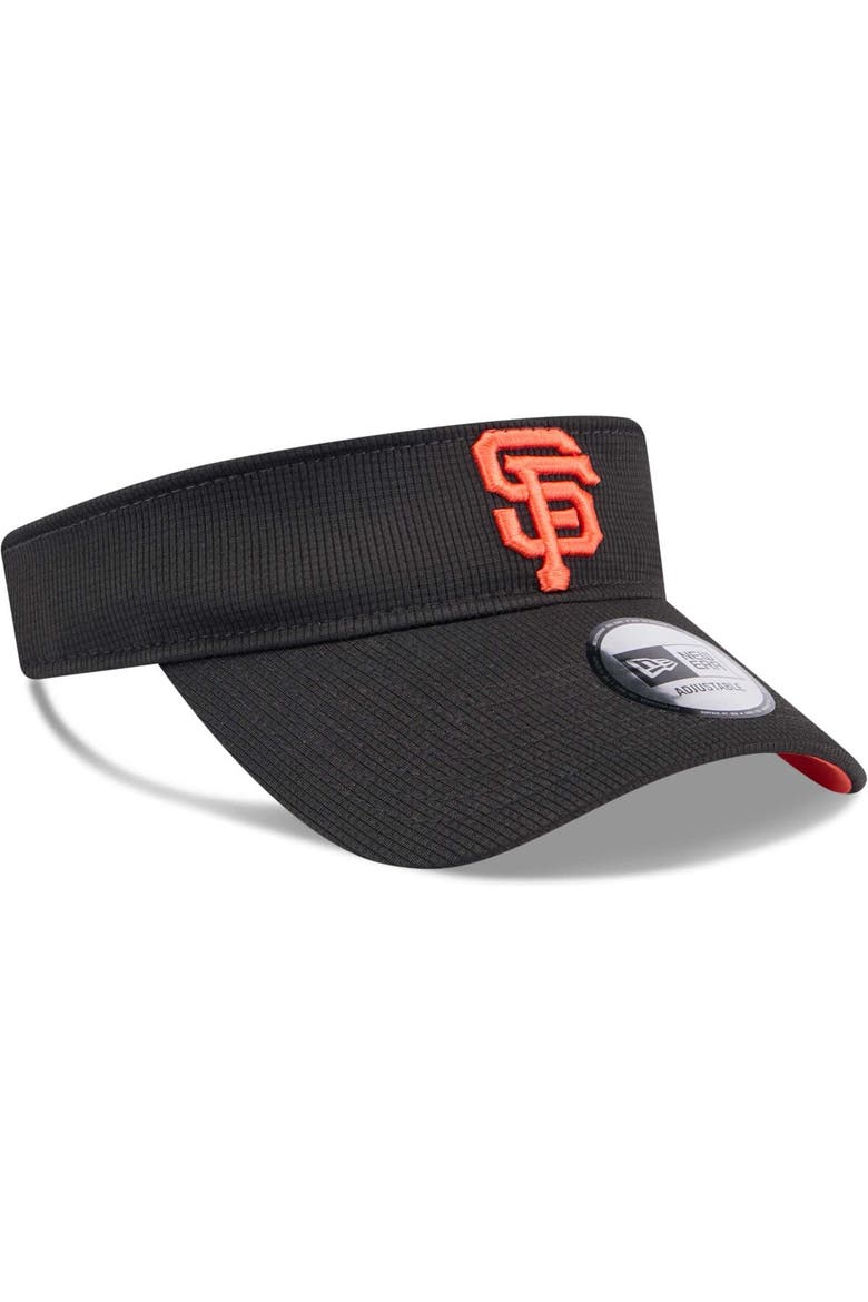 Men's New Era Black San Francisco Giants Gameday Team Adjustable Visor, Alternate, color, Black