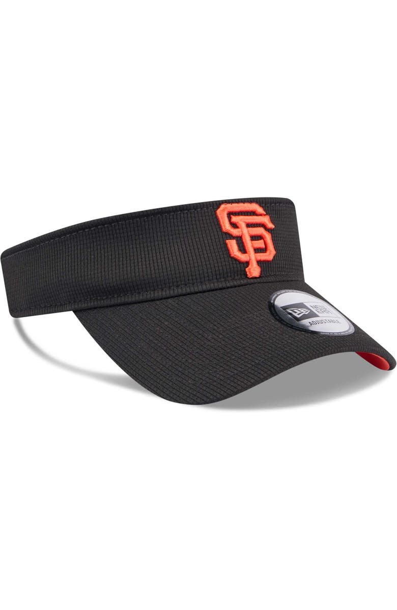 New Era Men's New Era Black San Francisco Giants Gameday Team Adjustable Visor, Alternate, color, 