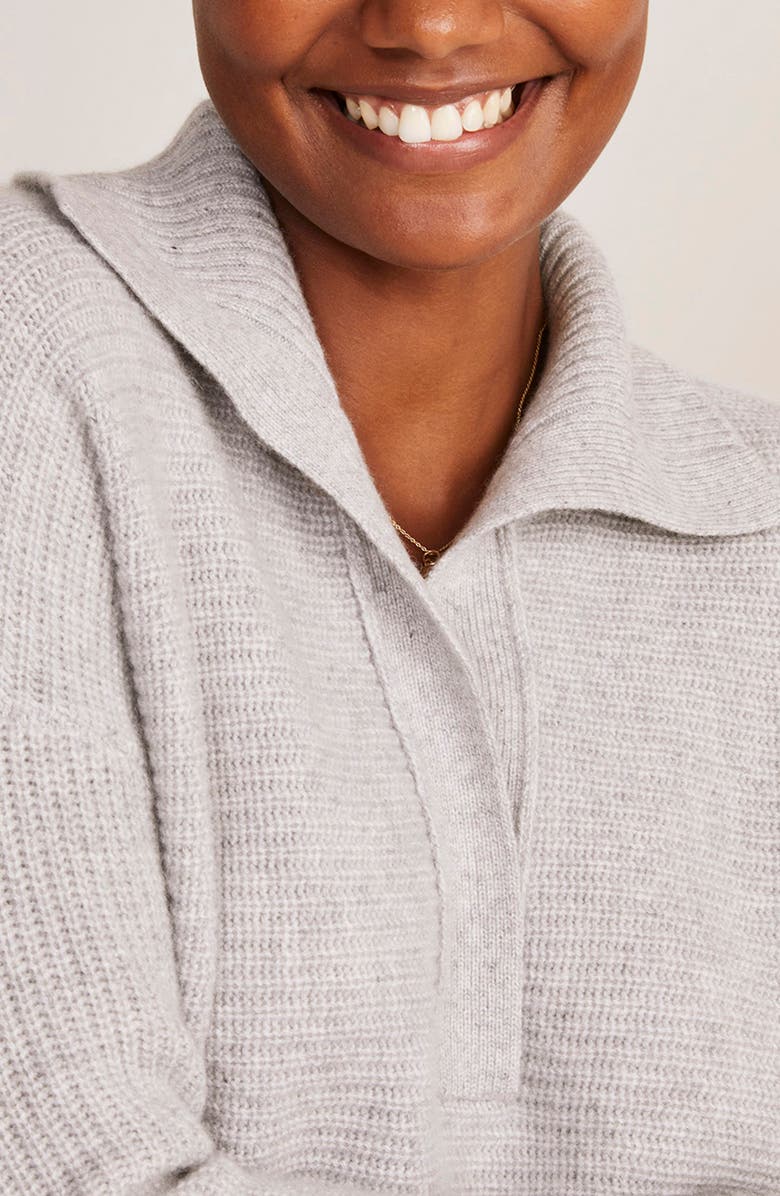 vineyard vines Cashmere Rib Polo Sweater, Alternate, color,