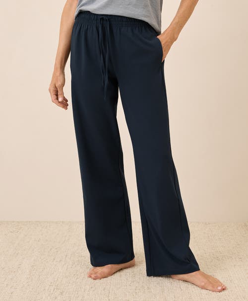 Pact Organic Cotton Cool Stretch Lounge Pant In Blue