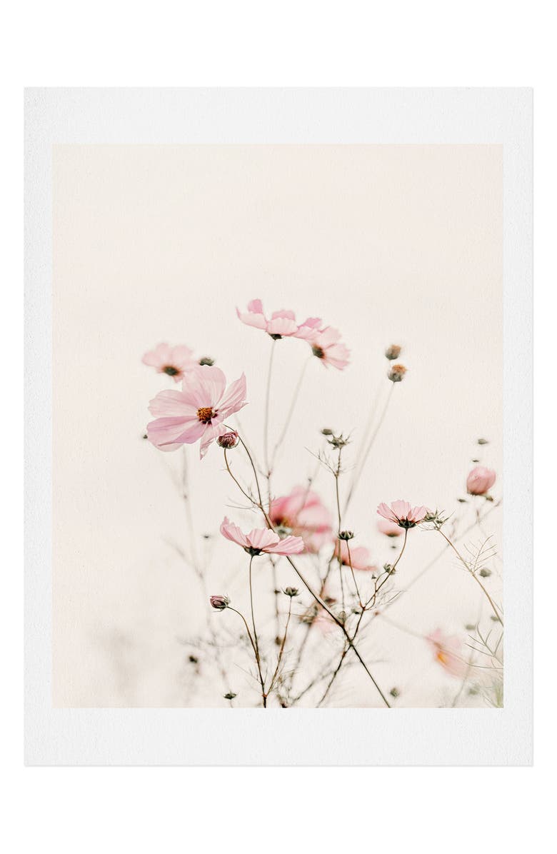 Deny Designs Monika Strigel Cosmea Dancing Art Print, Main, color, Multi