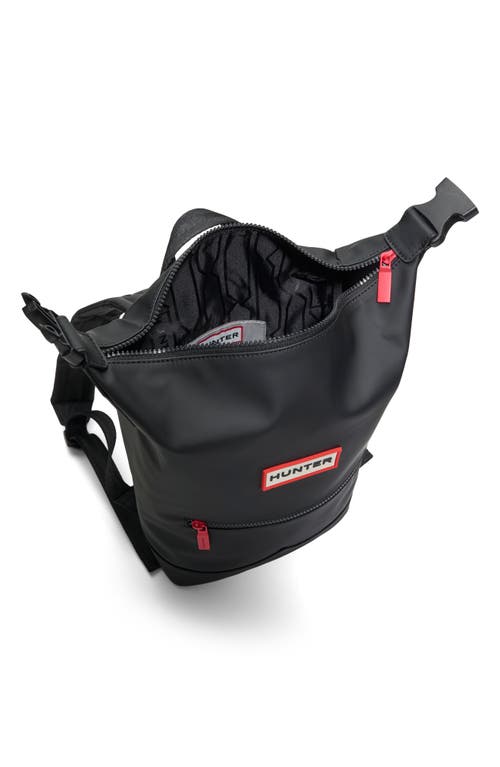 Hunter Top Clip Mini Backpack In Black