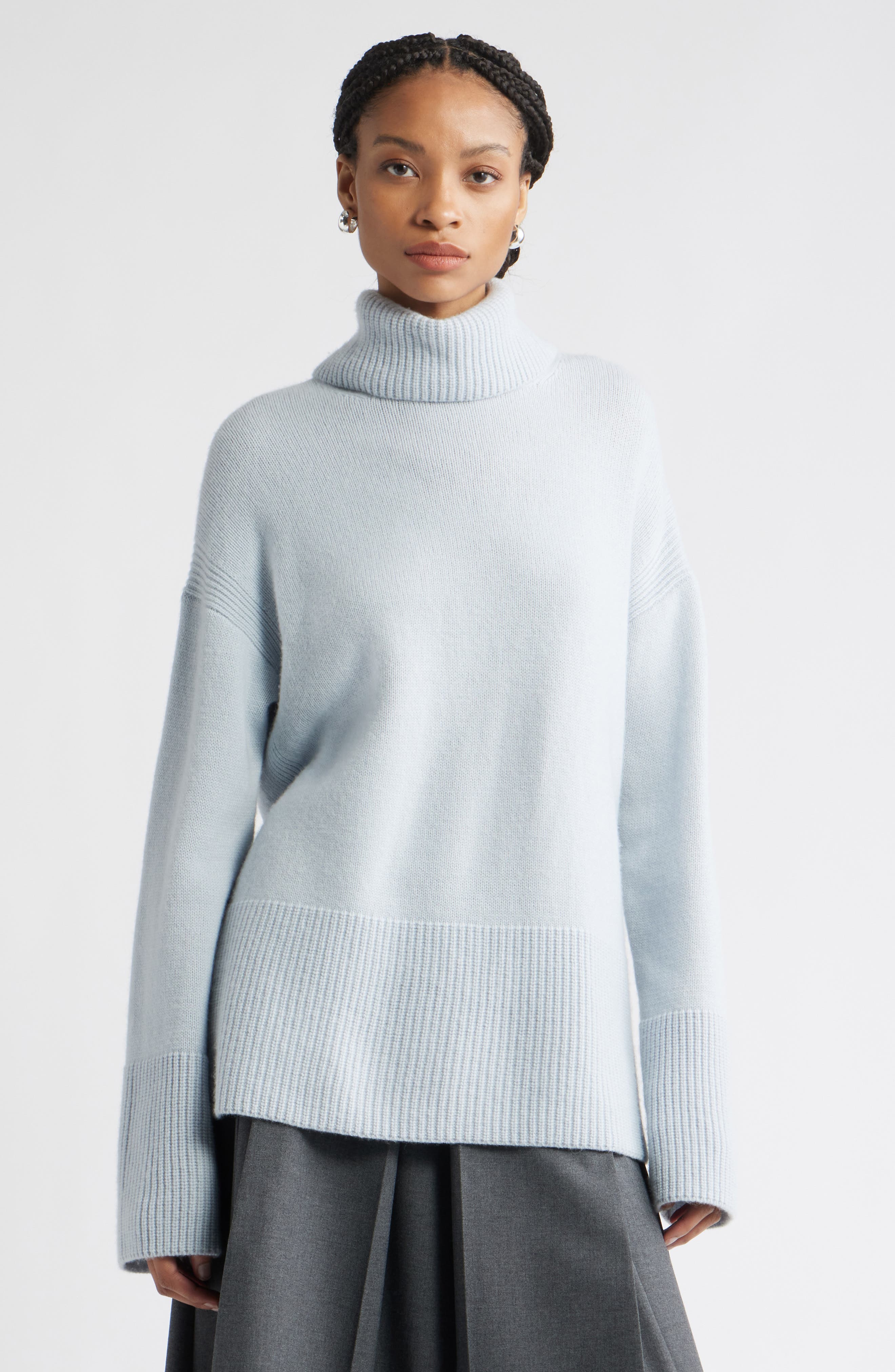 Nordstrom Wool & Cashmere Turtleneck Sweater