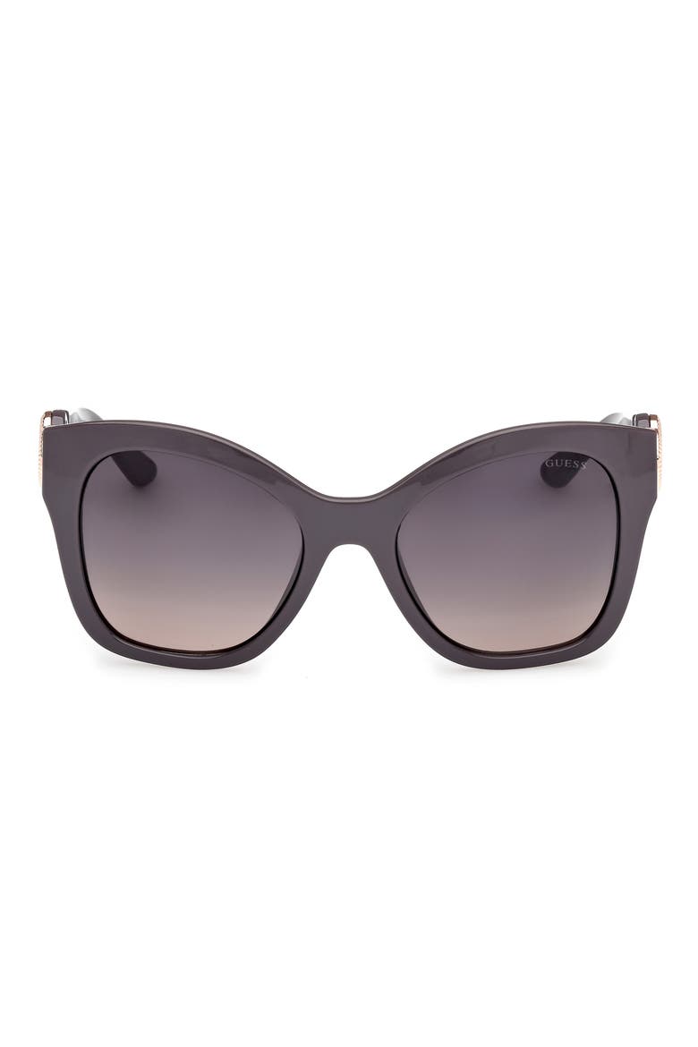 Butterfly Sunglasses, Main, color, GREY/ GRADIENT SMOKE