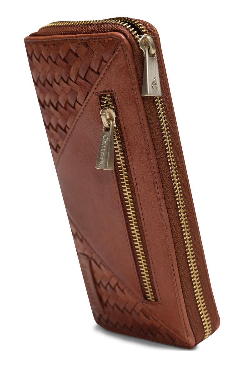 Longview Leather Wallet, Alternate, color, BRANDY