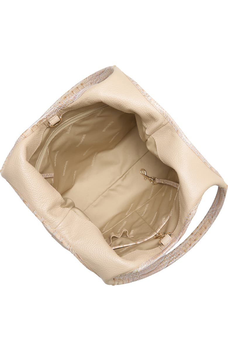 Brahmin Melora Embossed Leather Tote, Alternate, color, Pearl Admire