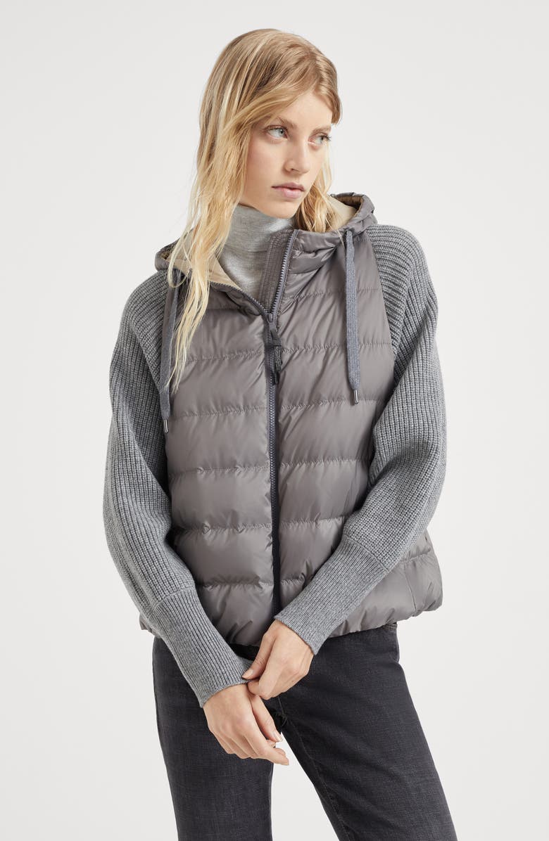 Brunello Cucinelli Nylon down jacket, Alternate, color,