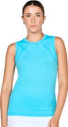 Sofibella UV Colors Womens Sleeveless Tennis Shirt