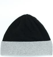 Portolano Cashmere Colorblock Beanie