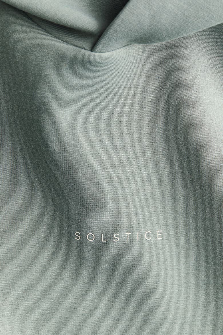 Sleeveless Sports Hoodie With Drymove, Alternate, color, Dusty green/Solstice
