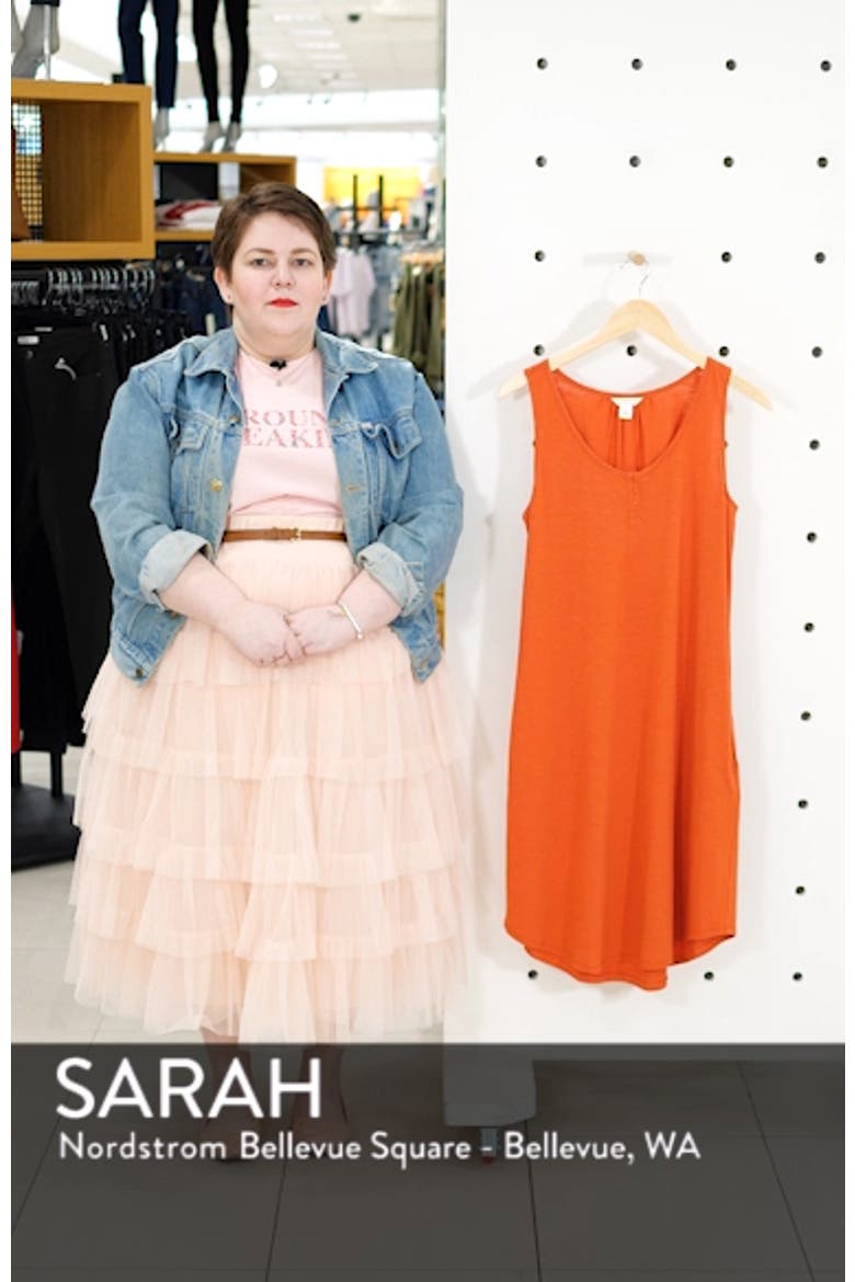 Shirttail Hem Tank Dress video