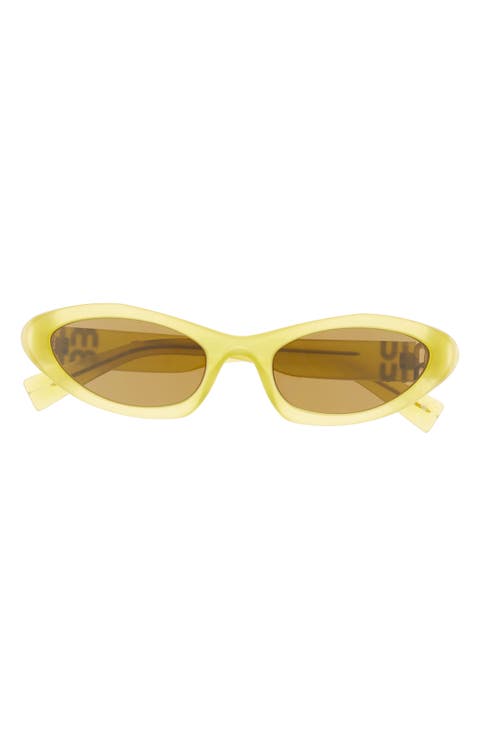 54mm Polarized Irregular Sunglasses