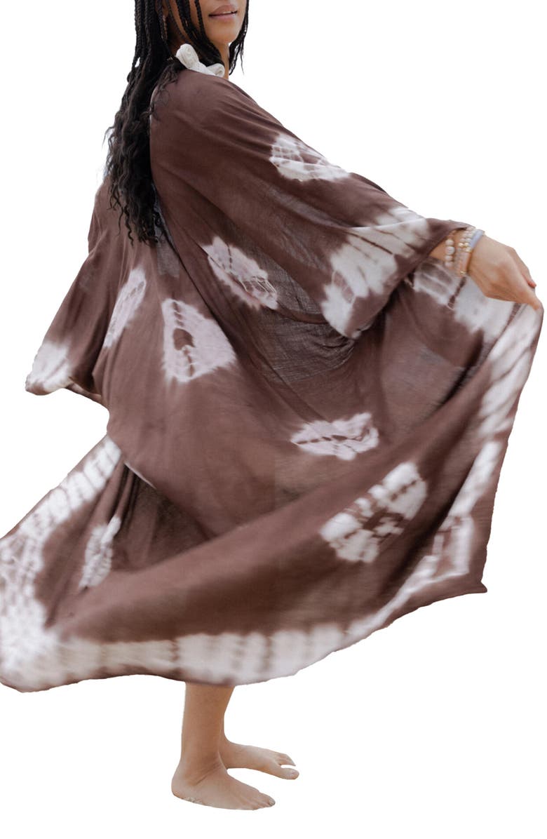 SAACHI Tie Dye Duster, Alternate, color, Brown