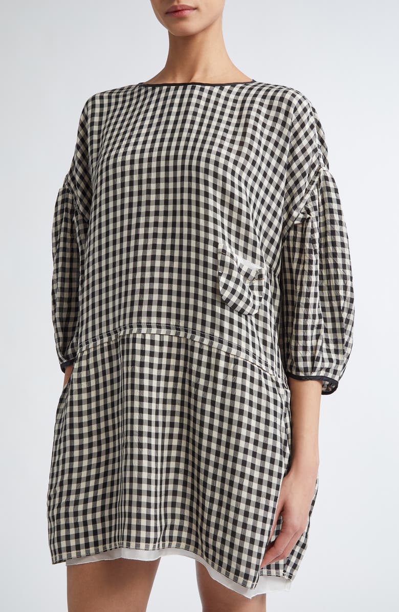 NACKIYÈ Baby Love Gingham Check Dress, Alternate, color,