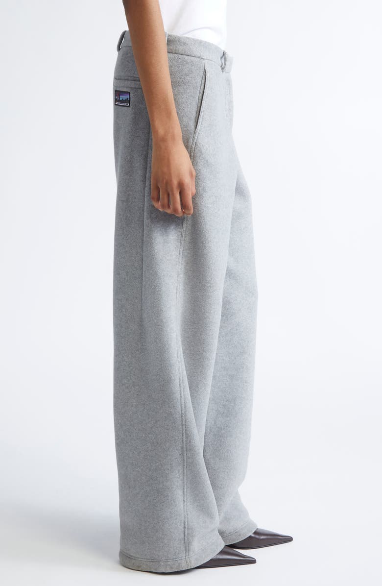 JULIE KEGELS Pleece Fleece Straight Leg Pants, Alternate, color, Grey