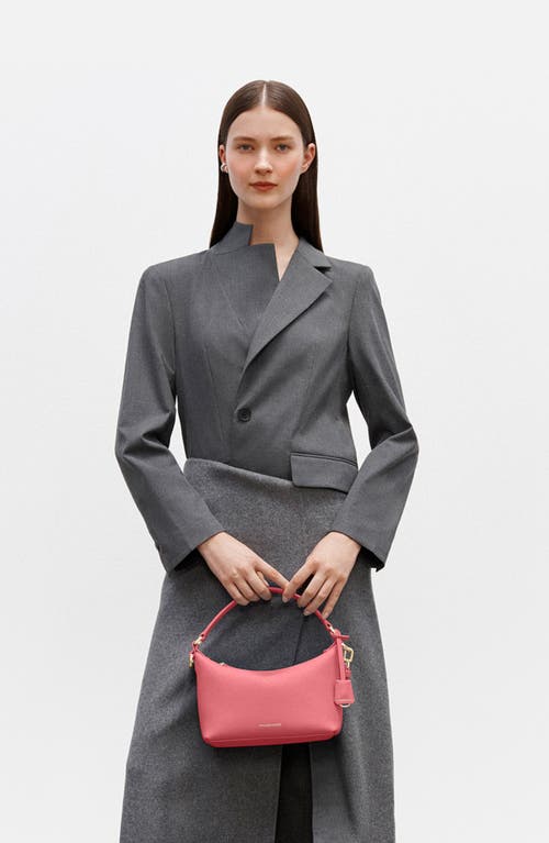 Maison De Sabre Maison De Sabré Small Leather Soft Hobo In Candy Pink