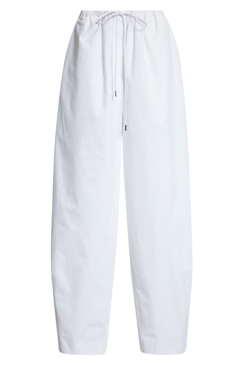 Niles Carrot Leg Cotton Pants, Alternate, color, WHITE