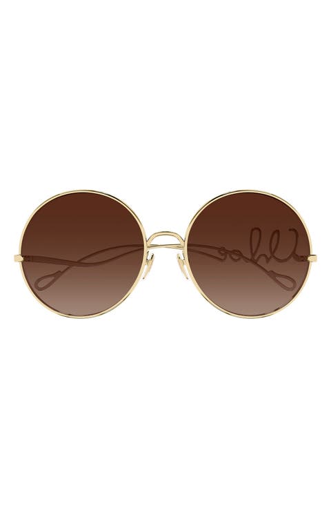 60mm Round Sunglasses
