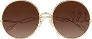 Chloé 60mm Round Sunglasses