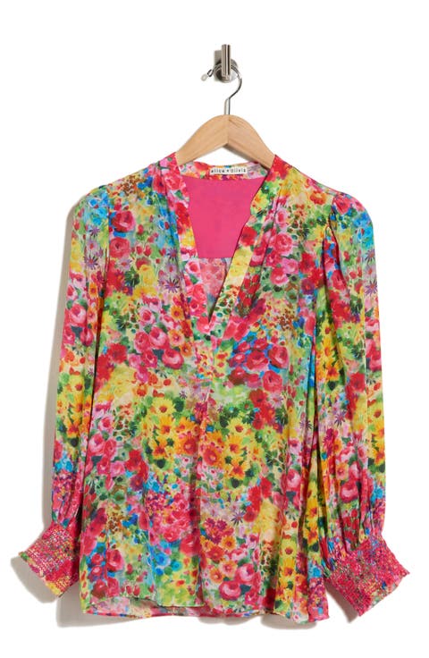 Sheila Floral Silk Top