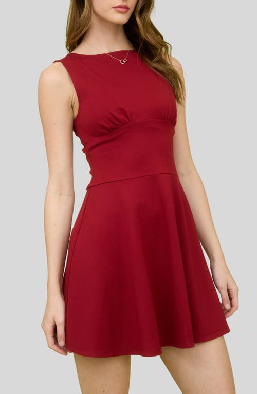 Blu Pepper Fit & Flare Minidress