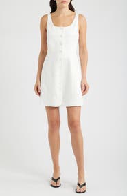 Theory Sculpted Linen Minidress