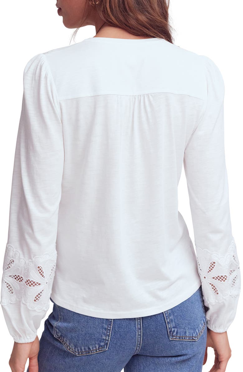 Boden Annabelle Scallop Cutwork Lace Top, Alternate, color, 