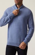 34 Heritage Cashmere, Silk & Wool Quarter Zip Sweater