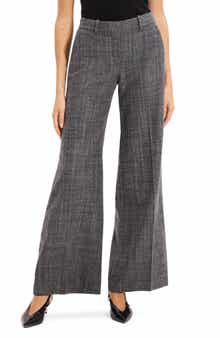 Theory Crosshatch Wool Blend Pants