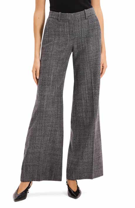 Theory Crosshatch Wool Blend Pants