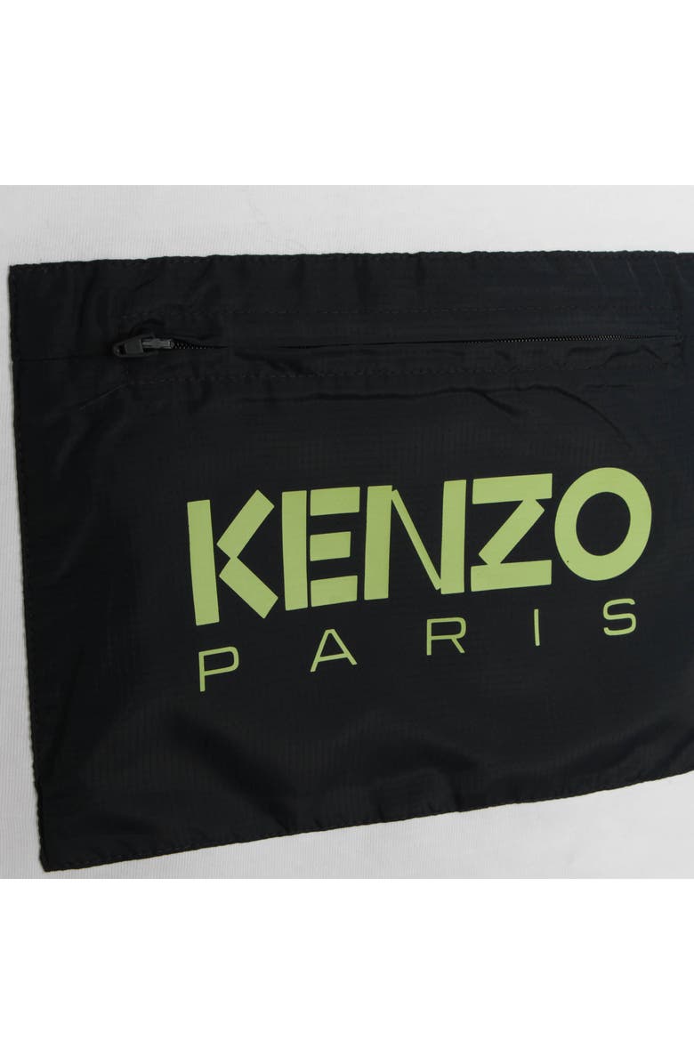 KENZO Kids' Hooded Zip Pocket T-Shirt, Alternate, color,