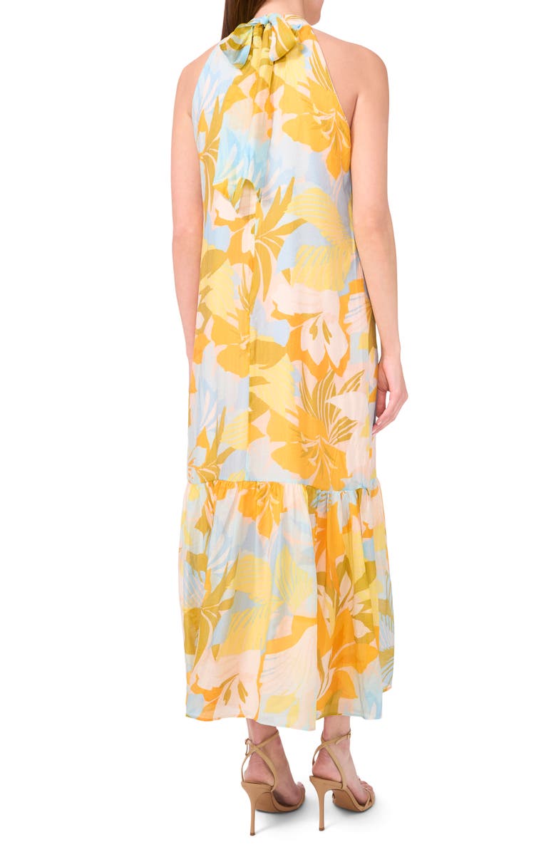 Halogen<sup>®</sup> Floral Maxi Dress, Alternate, color, Airy Blue