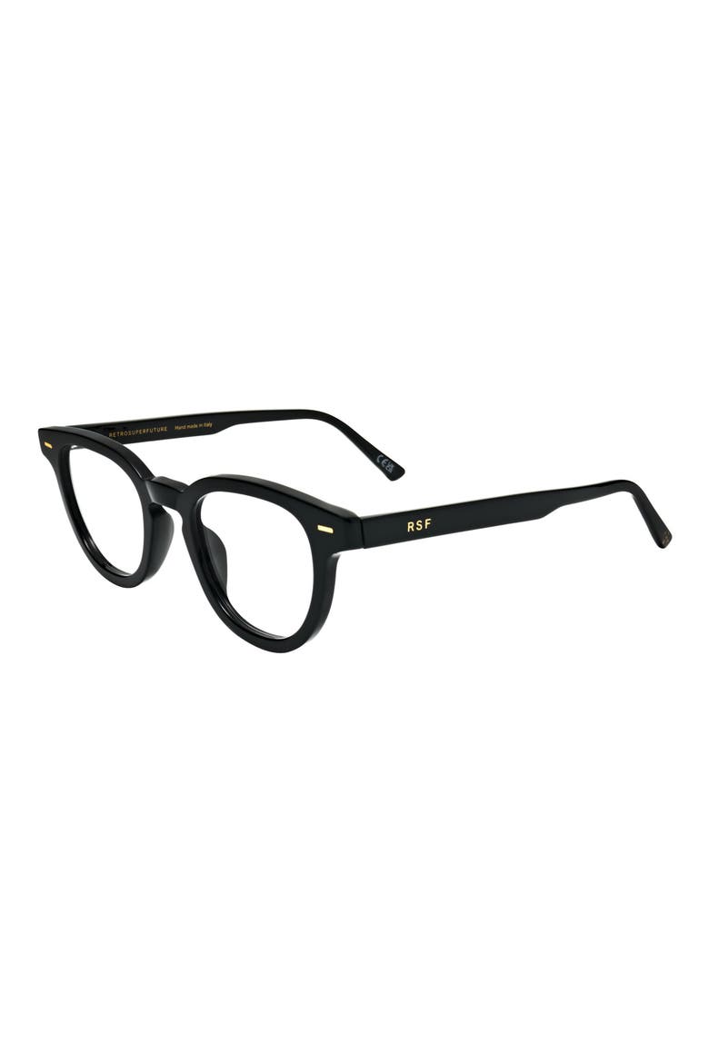 52mm Rectangular Optical Glasses, Alternate, color, BLACK
