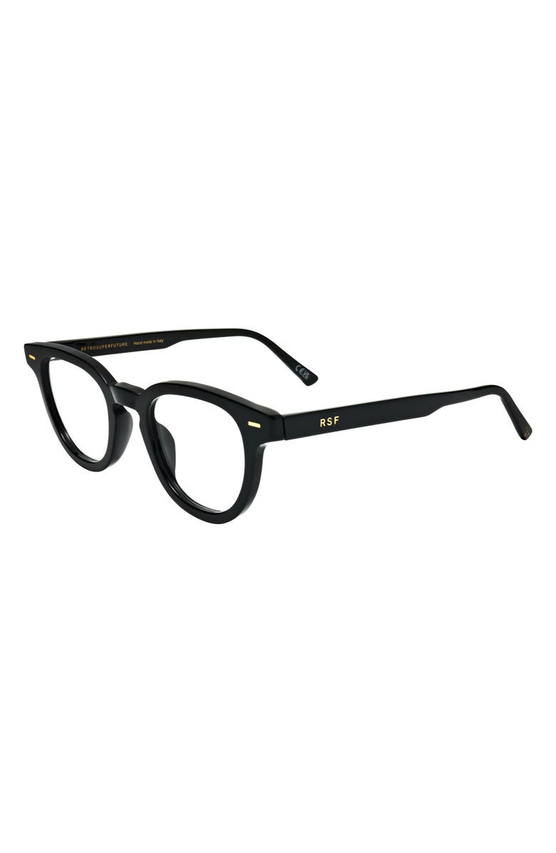 SUPER by RETROSUPERFUTURE<sup>®</sup> 52mm Rectangular Reading Glasses, Alternate, color, Black