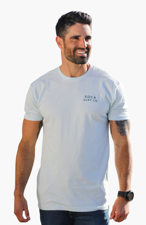 Everyday California Pfeiffer Tee Shirt In Light Blue