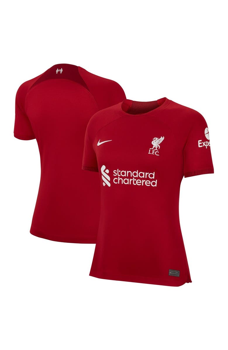 Nike Women's Nike Red Liverpool 2022/23 Home Replica Blank Jersey, Main, color, 