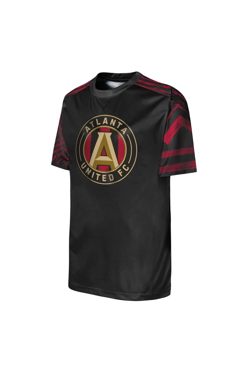 Outerstuff Youth Black Atlanta United FC Winning Tackle T-Shirt, Alternate, color,