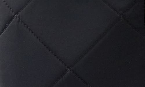 Mackage Fleece Trim Quilted Down Mittens In Black