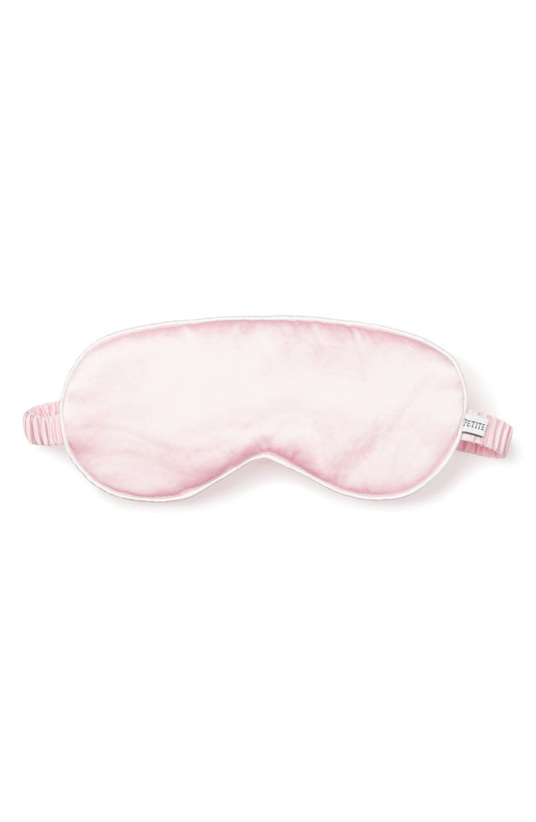 Petite Plume Silk Sleep Mask, Main, color, Pink