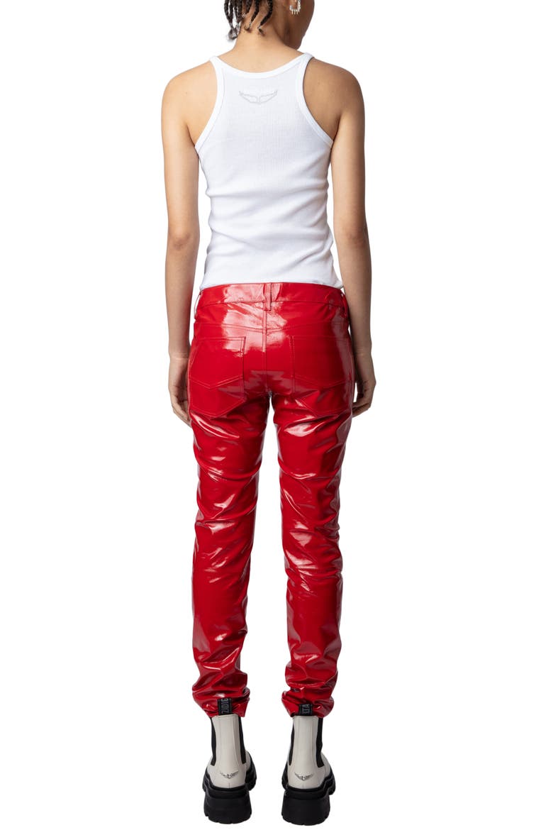 Peko Leather Pants, Alternate, color, JAPON