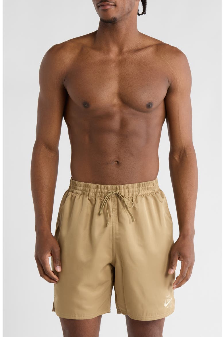 7-Inch Volley Swim Trunks, Main, color, PARACHUTE BEIGE