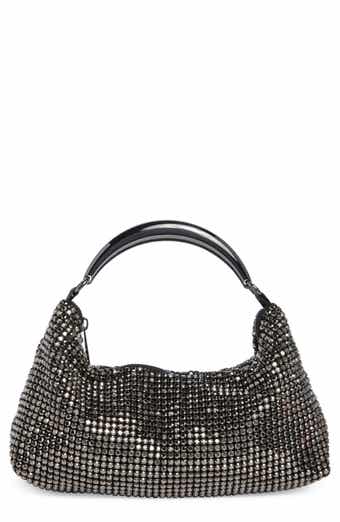 Rae Crystal Mesh Handheld Bag
