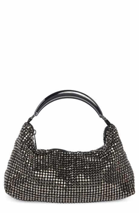 Rae Crystal Mesh Handheld Bag
