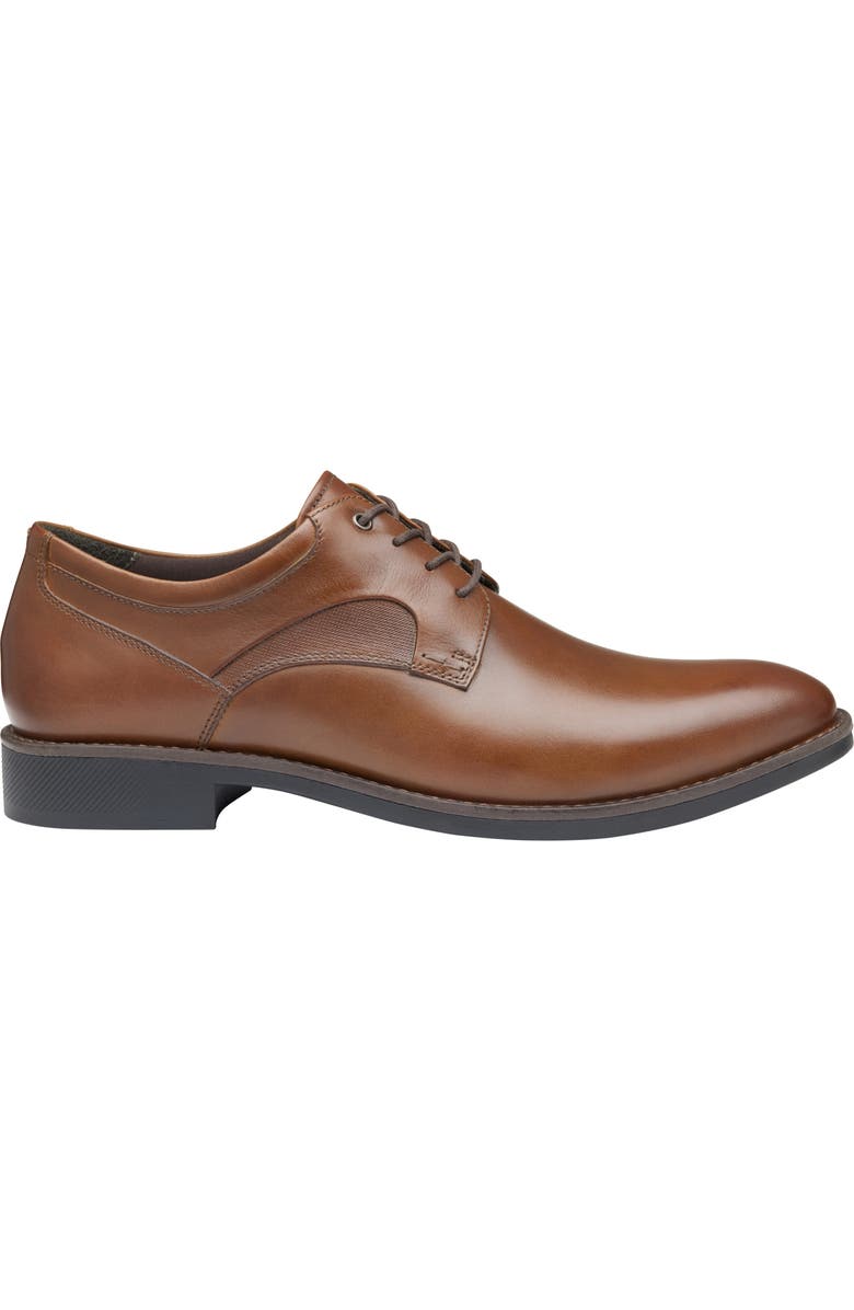 Johnston & Murphy Holcomb Waterproof Plain Toe Derby, Alternate, color, Tan Waterproof Full Grain